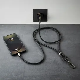 Intenso USB-C Kabel USB 2.0 USB-C® Stecker, USB-C® Stecker 1,65 m Black Handykette und Datenkabel, Ladekabel