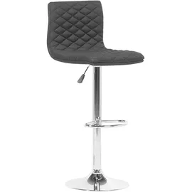 Beliani Set mit 2 Barstühlen ORLANDO drehbar Schwarz