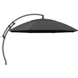 SUN GARDEN Ampelschirm Easy Sun TOP MODE Ø 375 cm silber / anthrazit