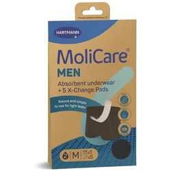 Molicare Men Absorbent Underwear+5 Pads Größe M