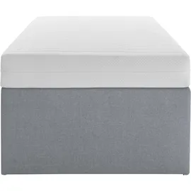 Westfalia Schlafkomfort Boxspringbett 90 x 200 cm Grau