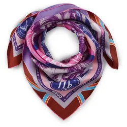 Codello Seidentuch Sternzeichen Jungfrau in Pink Onesize Damen 