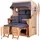 Mr. Deko Ammersee Blau/Teak Set