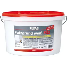 Pufas Putzgrund P32 Weiß 15 kg