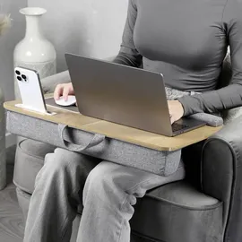 KESPER Laptop-Knietablett 54,5 x 35,5 x 9,5 cm Grau