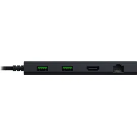 Razer USB-C Dock - Schwarz - 4K, 2xUSB-C, 4xUSB-A, Ethernet, HDMI, 3,5mm Klinke