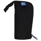 Oxford Federmäppchen Stand-Up Stiftehalter mit Reißverschluss, Stifte-Tasche, schwarz