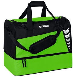 Erima Unisex Six Wings Sporttasche mit Bodenfach, Green/schwarz, L