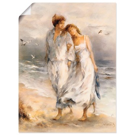 Artland Wandbild »Verliebt«, Paar, (1 St.), beige