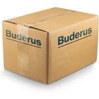 Buderus Wandrosette Edelstahl DN180 Weiß