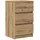 vidaXL Nachtschrank mit 3 Schubladen 39 x 35 x 65 cm Braun