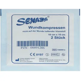 ERENA Verbandstoffe GmbH & Co. KG Vlies-Kompressen steril 10 x 10 cm 2 St