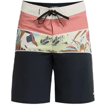 QUIKSILVER Boardshorts "Surfsilk Straight 20", Herren, Gr. 32(M), bunt (desert sand section), Obermaterial: 88% Polyester, 12% Elasthan., Hosen