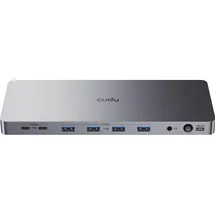 Cudy CS700 Docking Station 13-in-1 Dual 4K (USB-C, 13 Ports), Dockingstation + USB Hub, Grau