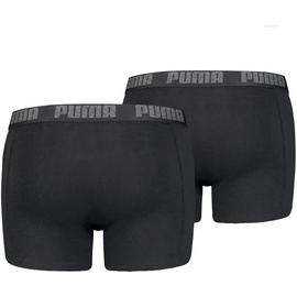Puma Basic Boxershorts black/black L 2er Pack