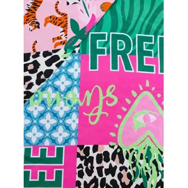 Zwillingsherz "Leo Jungle", in bunt - (L)138 x (B)68 cm