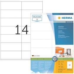 Herma 1400er-Set Universal-Klebeetiketten »4452« weiß