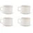 Excelsa Jumbo Tasse 0,4 l Weiß 4 St.