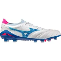 Mizuno Morelia Neo IV Beta Elite FG Herren Blau/Weiß/Gold 43