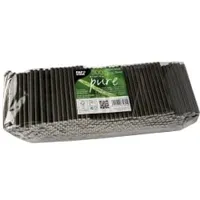 Papstar Cocktail Trinkhalme 10 cm 500 St. Schwarz