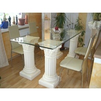 Küchentisch Säulentisch Steinmöbel Esstisch Barocktisch Griechische Möbel Antik
