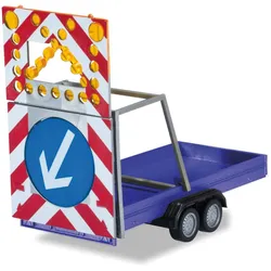 HERPA 052368-003 1:87 Verkehrssicherungsanhänger, ultramarinblau