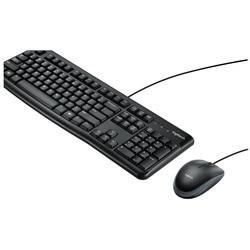 Logitech Desktop MK120 Combo Schwarz US Englisch Kabelgebunden