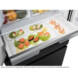 Hisense RF540N4SBF2 French Door (480 l, 1817 mm hoch, Schwarz)