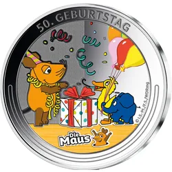 Offizielle Silber-Jubiläumsausgabe "DieMaus - 50. Geburtstag“