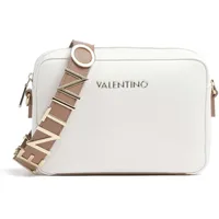 Valentino Alexia Umhängetasche Kunstleder Bianco/Cuoio