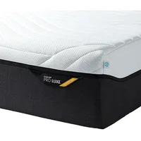 Tempur Viscomatratze Pro Luxe® Coolquilt, Weiß, Textil, 180x200 cm, Made in Denmark, Über- und Sondergrößen erhältlich, Bezug abnehmbar/waschbar, für Hausstauballergiker geeignet, verstellbare Lattenroste schadstoffgeprüft, alternative Größen rundum abnehmbar, orthopädische Matratze, Schlafzimmer, Matratzen Shop, Matratzen, Viscoschaummatratze