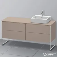 Duravit XSquare Waschtischunterschrank, 4 Auszüge, XS4924R4343,