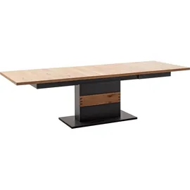 MCA Furniture MCA Cesena Tisch mit Säule 180x100(280) cm Holzwerkstoff/Schwarzgrau