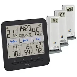 TFA® 30.3075 KLIMA@HOME 2 Hygrometer schwarz