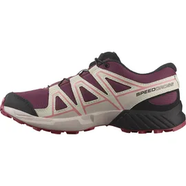 Salomon "SPEEDCROSS J", Kinder, Gr. 38, rot (nocturne, hushed violet, rouge rot), Synthetik, Textil, Schuhe Outdoorschuh