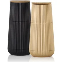 AdHoc Salz- & Pfeffermühle Scape 2tlg. Kunststoff Schwarz