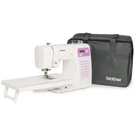 Brother CX70PES - Anschiebetisch + Nähtasche - Weiß