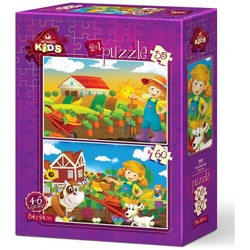 Heidi Cheese Line HeiDi Art Puzzle 35+60 pcs. XL 5582 The Little Peasant