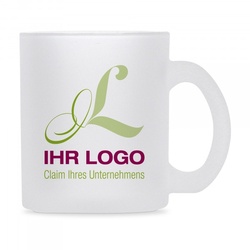 Glastasse mit individuellem Druck (Druckfläche 70x70 mm)