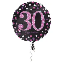 amscan® Luftballon rund 43 cm Pink