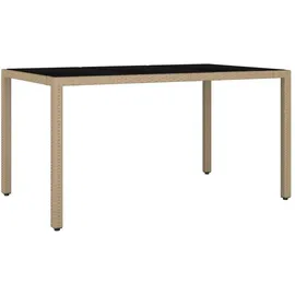 vidaXL Gartentisch 150 x 75 x 13,1 cm Beige
