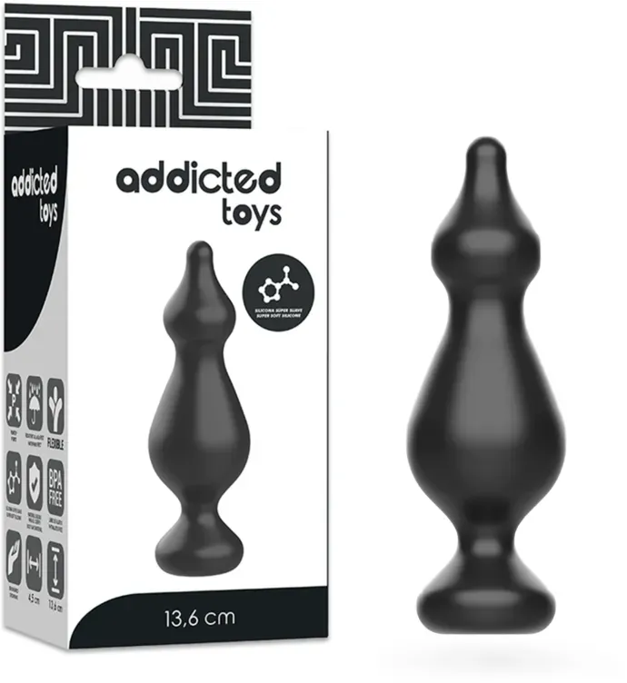 ADDICTED TOYS - ANAL SEXUELLER STECKER 13.6 CM SCHWARZ
