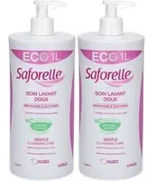 Saforelle® Soin Lavant Doux Soins Corporels 2x1000 ml