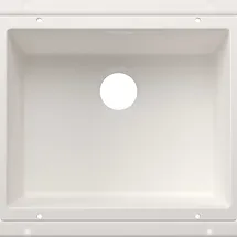 Blanco Subline 500-U links Einbauspüle silgranit weiß Handbetätigung 530 x 460 mm