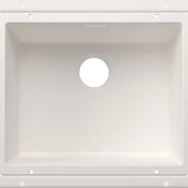 Blanco Subline 500-U links Einbauspüle silgranit weiß Handbetätigung 530 x 460 mm