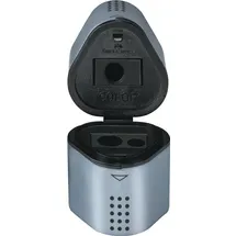 Faber-Castell Spitzer Grip 2001 3-fach Schwarz/Silberfarben