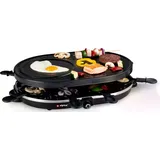 Alpina Gourmet Family Raclette 8 Pers Tischgrill 1200 W schwarz
