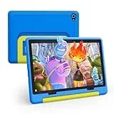 Freeski Kinder Tablet 10.1 Zoll, Tablet für Kinder Android 14 Kleinkind Tablet mit Kindersicherung Kinder APP, 8GB RAM+64GB ROM+1TB Erweiterbar, 5MP+8MP, 5000mAh, Wi-Fi, Bluetooth, Type-C (Blau)