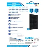 10 x Solarmodul 450W Glas Glas Solarpanel Bifacial Photovoltaik FULL BLACK Top