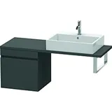 Duravit DuraStyle Waschtisch-Unterschrank DS532204949 50 x 47,8 cm, graphit matt, für Konsole, 1 Auszug